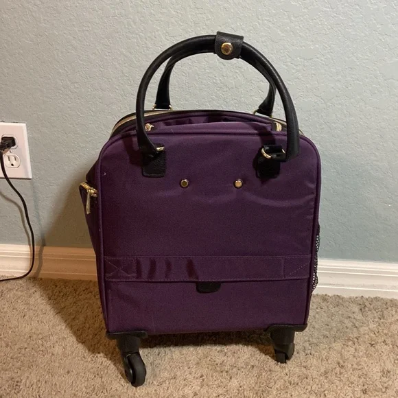 Like new Aimee kestenberg Florence 16” Twill 4-Wheel Underseat carry on - Picture 15 of 16